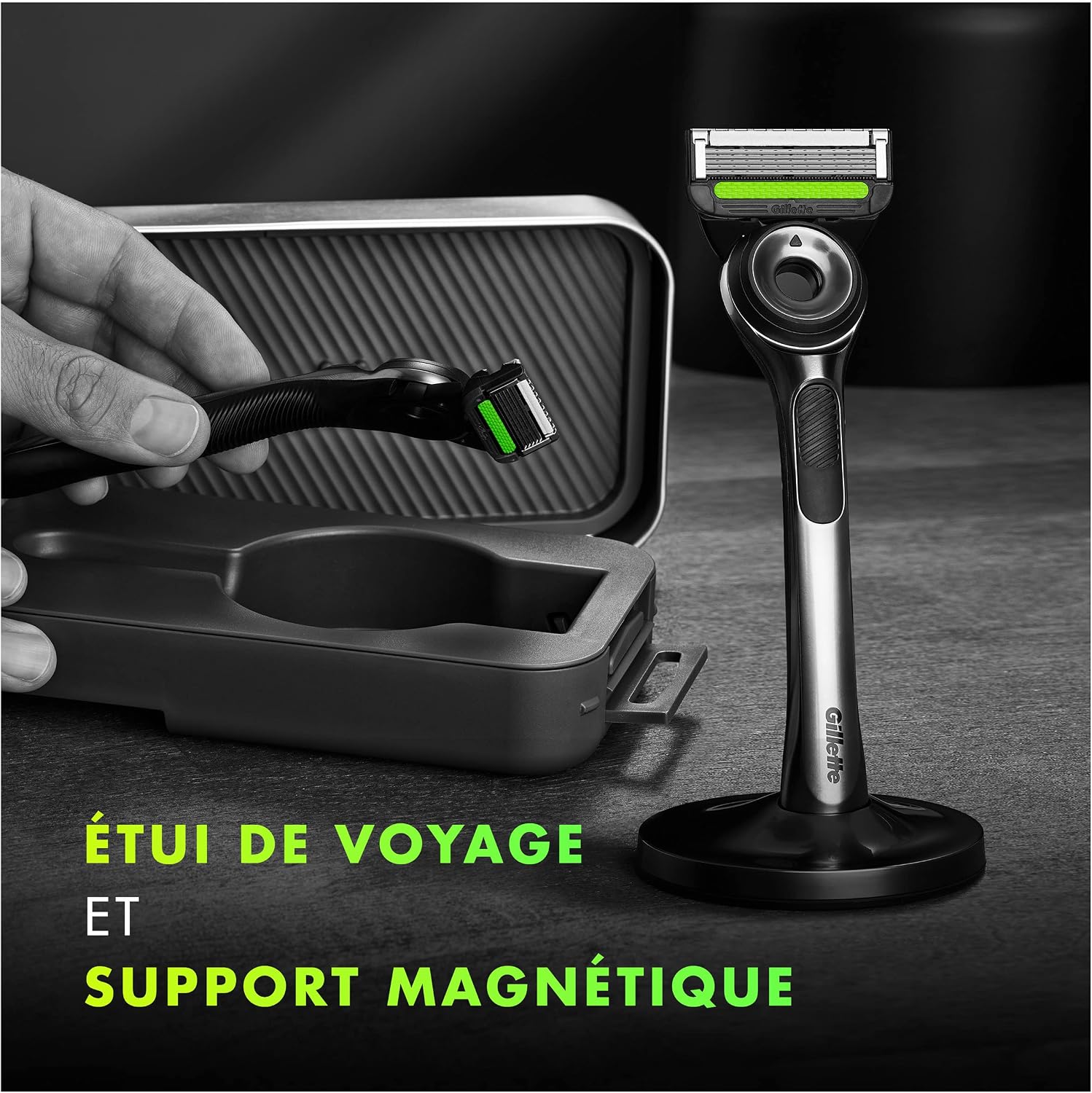 GilletteLabs avec barre exfoliante rasoir 5 lames avec étui – Image 5